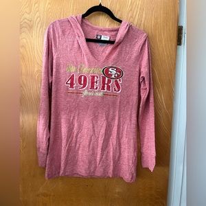 NFL lightweight Long Sleeve hoodie L